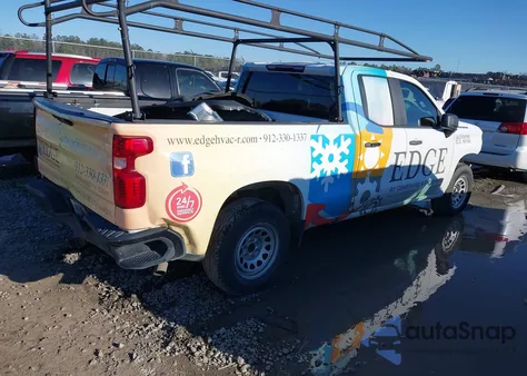 2020 Chevrolet Silverado 1500 2Wd Double Cab Standard Bed Wt from USA, damaged, VIN 1GCRWAEK6LZ229532